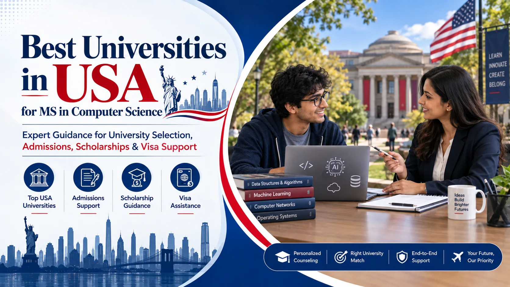Best Universities in USA for MS in Computer Science: Fees, Eligibility & Career Prospects Best Universities in USA for MS in Computer Science: Fees, Eligibility & Career Prospects