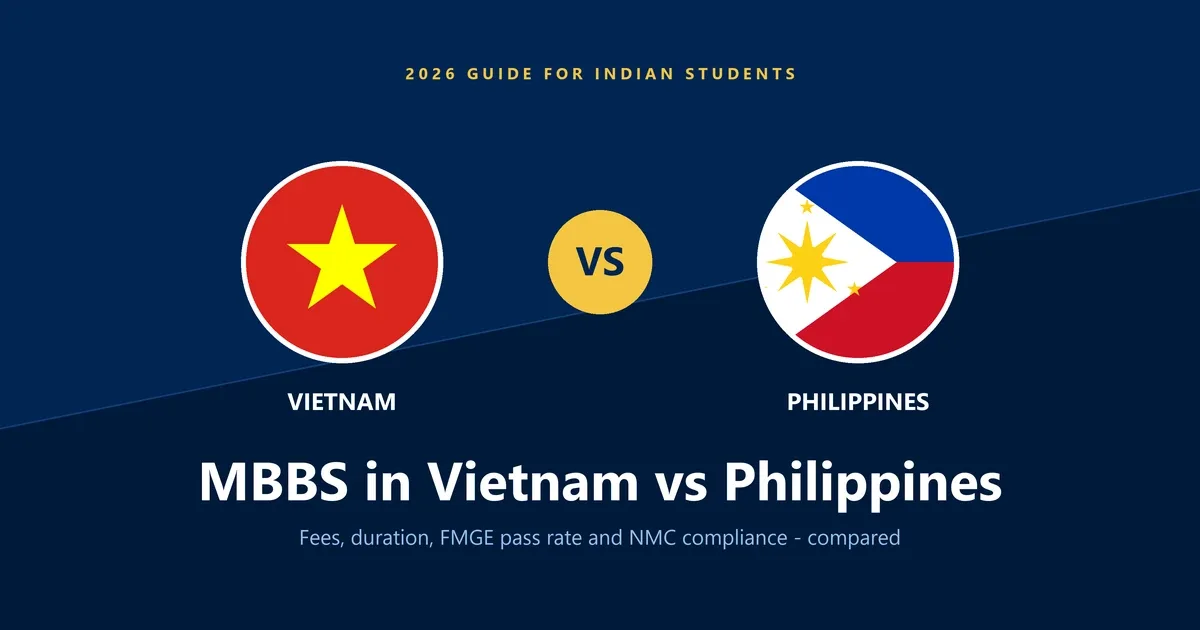 MBBS in Vietnam vs MBBS in Philippines: Which Is Better for Indian Students? MBBS in Vietnam vs MBBS in Philippines: Which Is Better for Indian Students?