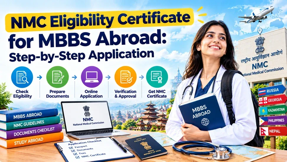 NMC Eligibility Certificate for MBBS Abroad: Step-by-Step Application NMC Eligibility Certificate for MBBS Abroad: Step-by-Step Application