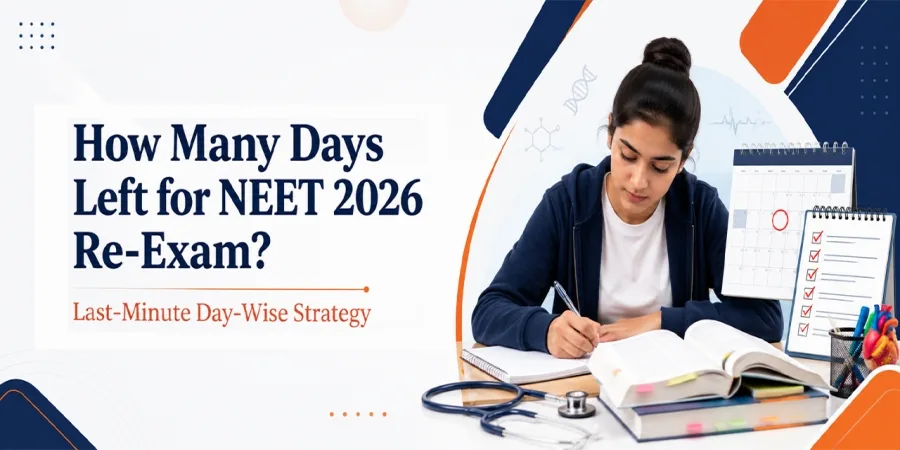 How Many Days Left for NEET 2026 Re-Exam? Last-Minute Day-Wise Strategy
