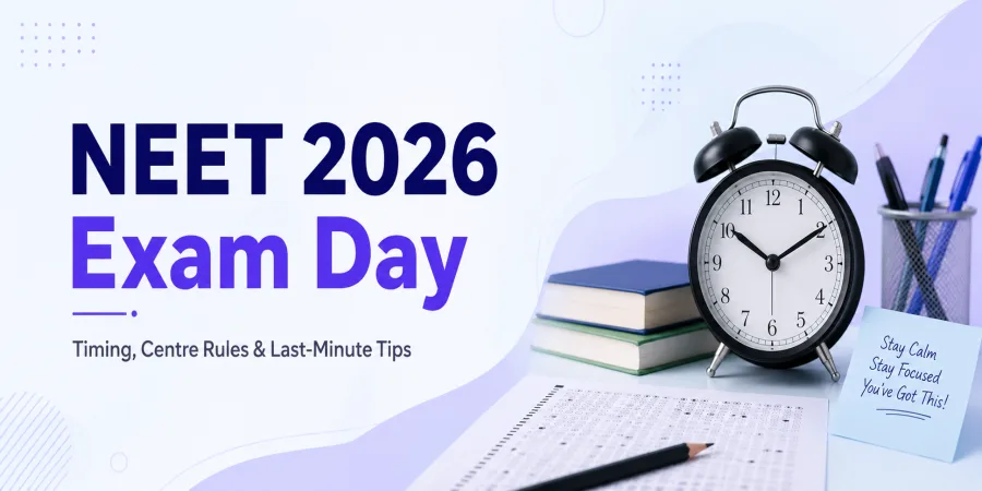 NEET 2026 Exam Day: Timing, Centre Rules & Last-Minute Tips